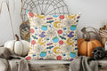 Axyaa Halloween Jack-o'-lantern Patterned Pillow Cover - Suitable for Sofa, Bedroom, Car