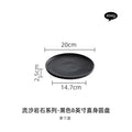 Axyaa Black & White Ceramic Tableware Set - Plates, Bowls, Japanese Luxury Dining Collection
