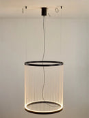 Axyaa Nordic Designer Cotton Rope Chandelier for Duplex Rotating Staircase