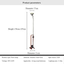 Axyaa Designer Stainless Steel LED Floor Lamp for Stylish Living Room Lighting