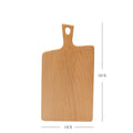 Axyaa Wood Cutting Board with Handle - Bread Cheese Pizza Serving Tray