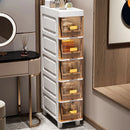Axyaa Slim Storage Cabinet: Multi-Layer Side Rack & Organizer for Narrow Spaces