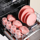 Axyaa Pink Porcelain Dinner Set 16/32/48 Piece Tableware Service for 4/8/12