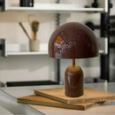 Axyaa Cordless Mushroom Table Lamp Rechargeable Dimmable Night Light for Bedroom