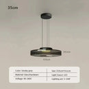 Axyaa Green Glass Chandelier: Minimalist Retro Lighting for High-end Room Decor