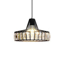 Axyaa Nordic Glass Pendant Light Cognac White Green Hanging Lamp