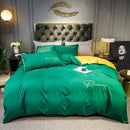 Axyaa Embroidered Duvet Cover Set | Soft & Skin-Friendly Bedding for Queen & King Beds