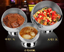 Axya Stainless Steel Serving Bowls with Lid and Storage Bottles
