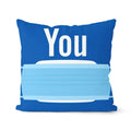 Axyaa Soft Mask Cushion Cover Set - Home Decor Pillowcase Collection