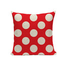 Axyaa Linen Red Christmas Pillows 45x45 for Living Room Decor