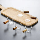 Axya Glass Dipping Bowl with Handle, Set of 4 Bowls, Seasoning Saucer Appetizer Plates