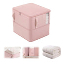 Axyaa Space-Saving Compression Bag Quilt Clothes Organizer