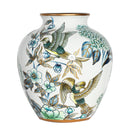 Axyaa Blue & White Porcelain Vases: Elegant Ceramic Ornaments for Living Room Hall