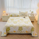 Axyaa Cartoon Panda Flannel Blanket Set with Pillowcases for Sofa Bed Bedspread
