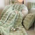 Axyaa Class A 480g Rex Rabbit Hair Blanket - Multi-functional Quilt Cover & Leisure Blanket