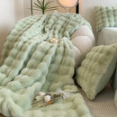 Axyaa Class A 480g Rex Rabbit Hair Blanket - Multi-functional Quilt Cover & Leisure Blanket