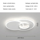 Axyaa LED Ceiling Lights Acrylic Minimalism Indoor Lighting for Living Room & Bedroom