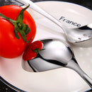 Axyaa Stainless Steel Soup Ladle Serving Colander with Long Handle