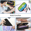 Axyaa Monster Mike & Sullivan Double Layer Pencil Case - Large Capacity Kids School Supplies and Birthday Gift