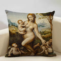 Axyaa Four Seasons Famous Paintings Decorative Pillow Case 45x45cm for Living Room
