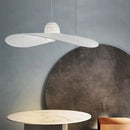 Axyaa White LED Chandelier: Modern Designer Pendant Light for Home Decor