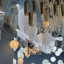 Axyaa LED Butterfly Wings Lace Hanging Lamps for Romantic Decor
