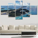 Axyaa Games Landscape Canvas Wall Art Poster Painting Set for Home Decor