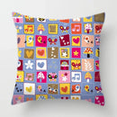 Axyaa Geometric Animal Pattern Cushion Cover for Sofa, Chair, Children's Room