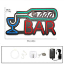 Axyaa Neon Beer Bar Sign for Man Cave Decor - Ultra Brightness Club Light