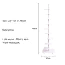 Axyaa Minimalist Ambiance LED Floor Lamp with Storage Shelf for Living Room