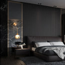 Axyaa Glass Ball Gold Wall Lamp Indoor Sconce Lighting for Living Bedroom Kitchen