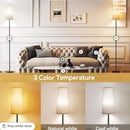 Axyaa Gold Metal Floor Lamp Modern Luxury Night Light for Bedroom Office