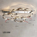 Circular Crystal Ceiling Light by Axyaa - Luxurious Living Room Decor