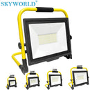 Axyaa Skyworld 30-200W LED Portable Work Light, Adjustable Floodlight 110V 220V