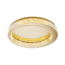 Axyaa Crystal LED Ceiling Light, Dimmable Modern Living Room Fixture
