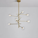 Axya Modern Glass Pendant Lights for Dining Room and Bedroom