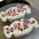 Axyaa Candy Shaped Cake Boxes with Lids for Events and Birthdays
