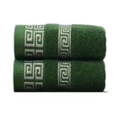 Axyaa White Cotton Hotel Towels Set - Quick-Dry Soft Bath Towels