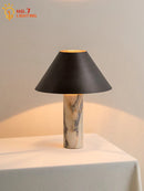 Axyaa Marble Stone Table Lamp LED for Modern Home Decor