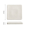 Axyaa Stone Ceramic Steak Serving Plate Set - Restaurant Tableware