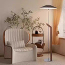 Axyaa Scandinavian Sofa Side Umbrella Lamp Wabi-Sabi Bedroom Decor Standing Floor Lamp