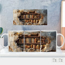 Axyaa Bookshelf Ceramic Mug Cup Collection - 7 Creative Designs