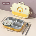 Axyaa Stainless Steel Lunch Box Set with Cutlery & Bowl