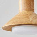 Axyaa Wooden LED Pendant Lights for Kitchen Dining Room Interior - Wabi Sabi Hanglamp