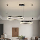 Axyaa Modern LED Ring Chandelier for Living Room and Bedroom