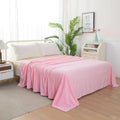 Axyaa Velvet Plush Fleece Blanket - Solid Color Velour Design
