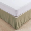 Axyaa Brushed Home Bed Skirt  Machine Washable Decorative Wrap Around Hotel Quality