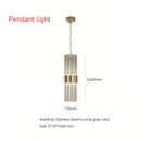 Axyaa Luxury Glass Pendant Light Chandelier for Home/Commercial Decor