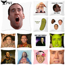 Nicolas Cage Sofa Pillow Cover by Axyaa - Home Decor Actor Cushion Case