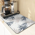 Axyaa Chinese Style Flowers Pattern Cup Mat Set for Dining Table